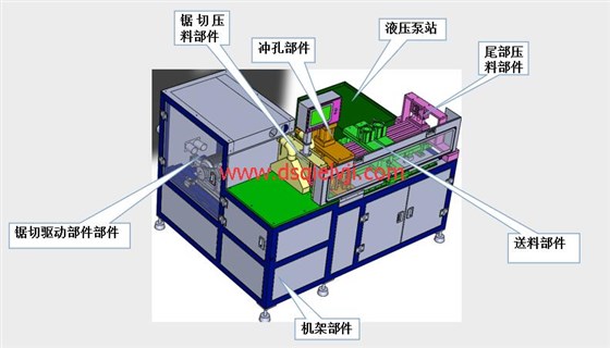 壓塊沖切一體機